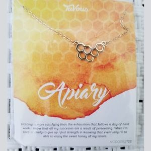 Tuvous Apiary NEW Honeycomb Necklace